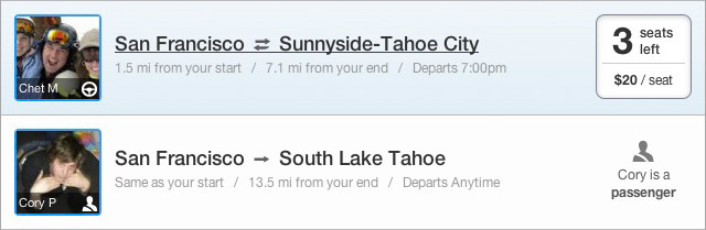 Zimride Example